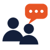 Soft skills training icon